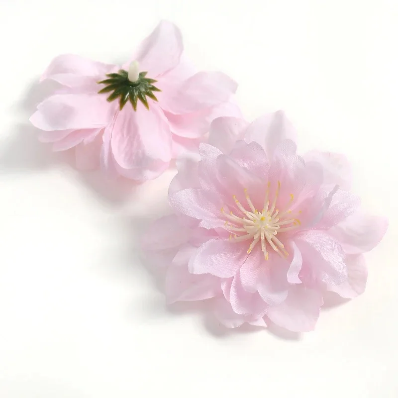10/20 sztuk sztuczne główki kwiatów 7cm sztuczny kwiat do wystroju pokoju w domu ogród dekoracje ślubne DIY Craft Garland akcesoria do prezentów — zdjęcie 6