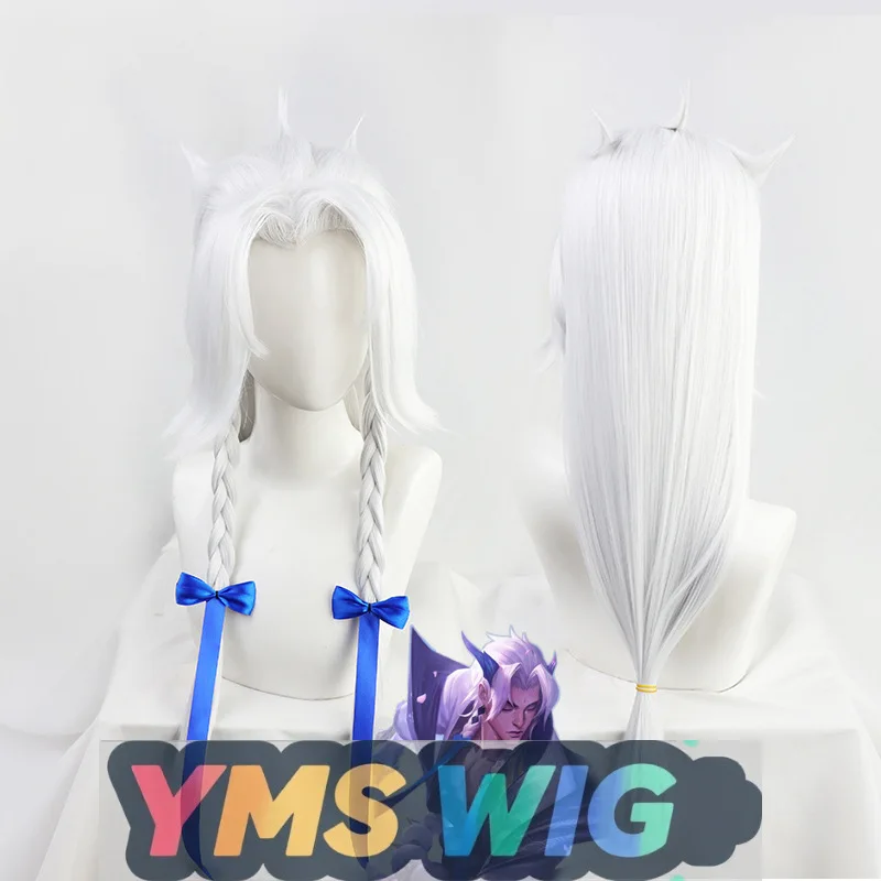 

【YMS WIG】LOL League Of Legends Spirit Blossom Yone Косплей Парик