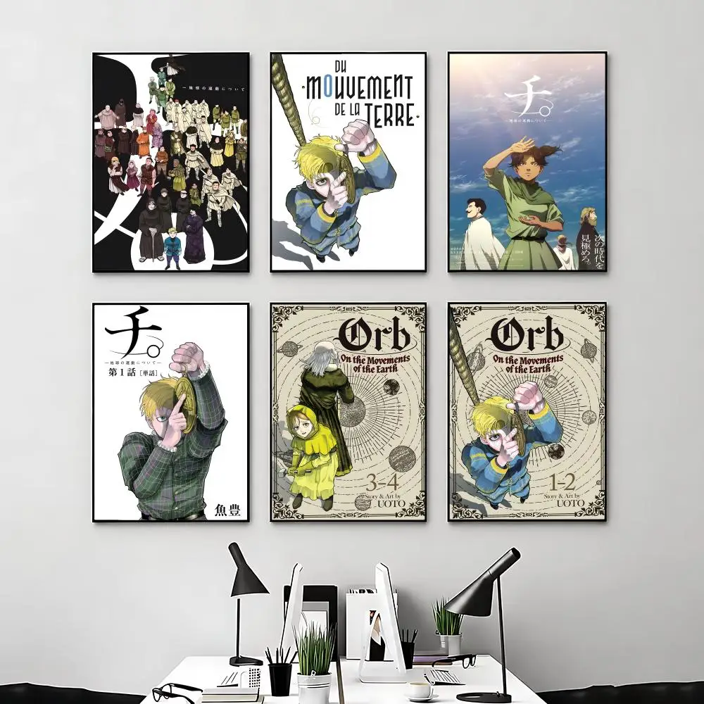 Manga Orb On the Movements of the Earth Poster Posters Anime Room Decor Decoration Movie Backpack Wall Interior Music Wall Art