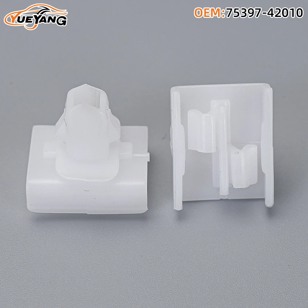 YUEYANG 75397-42010 Wing wheel arch decorative strip fixing buckle for Toyota RAV4 outer decorative strip buckle 75396-42020