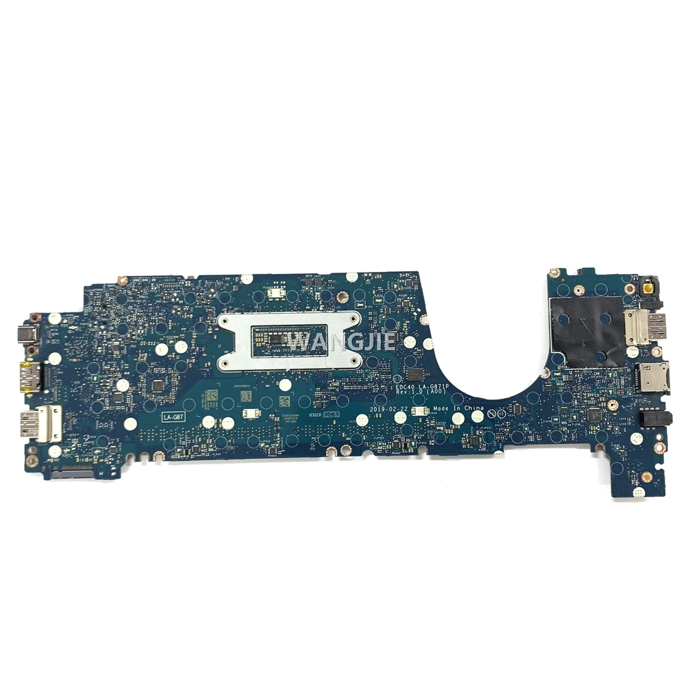 Placa base para portátil DELL XPS Latitude 7400, SRF9Z, I5-8365U, EDC40, LA-G871P, CN-0FHPJ8, 0FHPJ8, FHPJ8, 100%