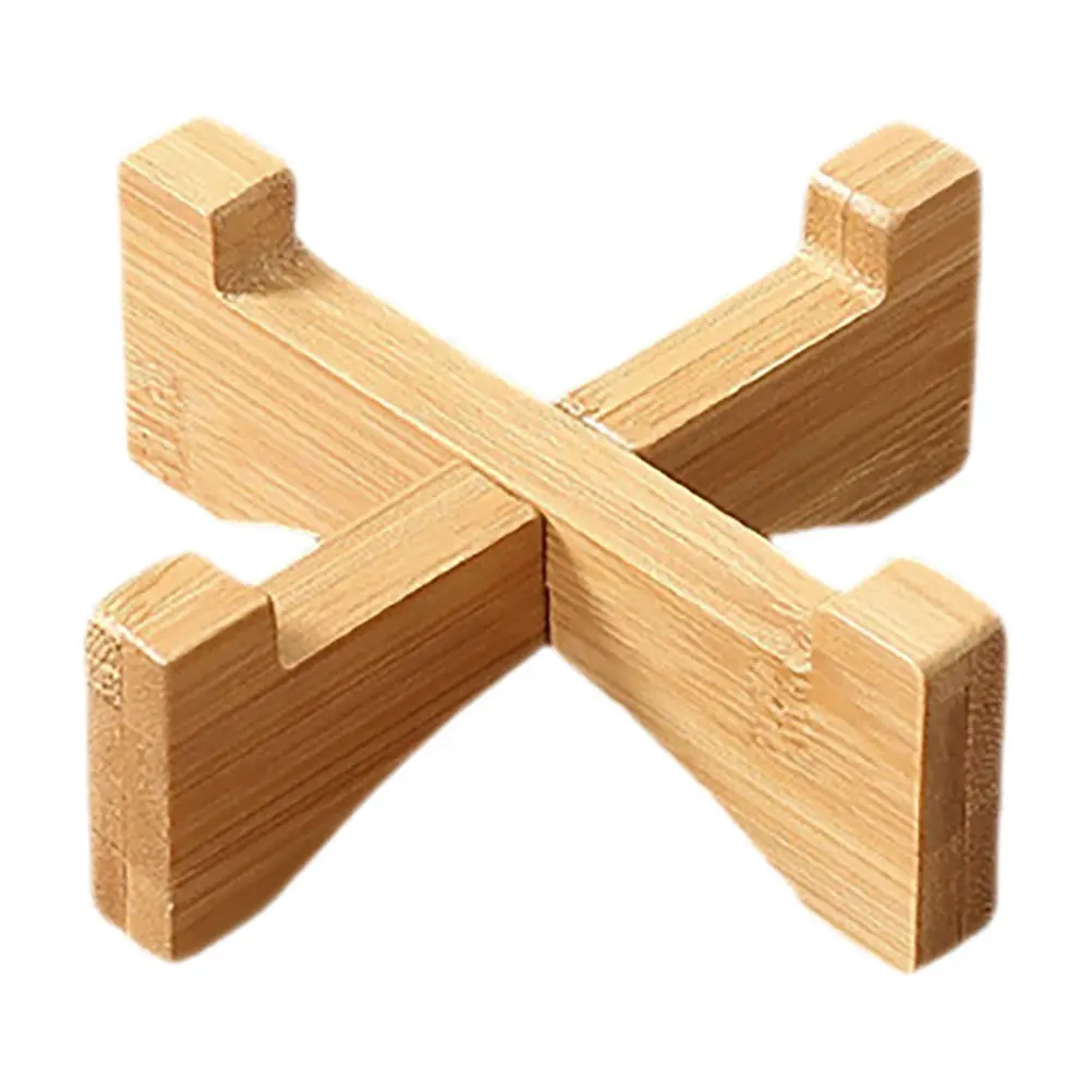Flower Pot Stand Indoor Wooden Plant Stool Compact Tabletop Flower Shelf for Succulents Desk Living Room Easy Clean Sturdy view 5
