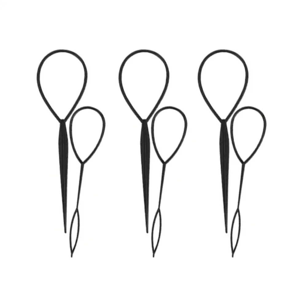 1/3 pcs Plastic Magic Pull Hair Pin Clip Hair Braid Ponytail Maker Accessories Diy Hair Styling Tail Tool Fashion Salon