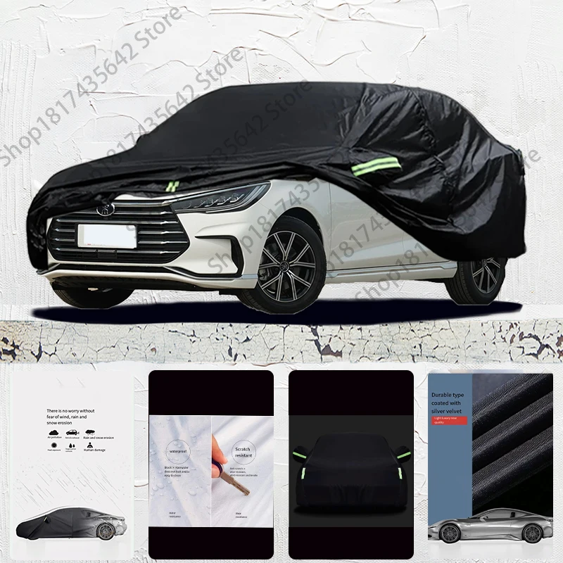 

For BYD Song max Auto Anti snow Anti dust Anti uv Anti Frost Anti peeling paint And Anti Rainwater car cover Car cover black