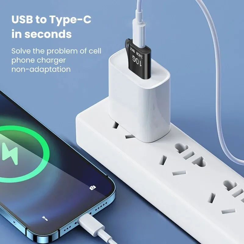 USB3.1 Male to Type-C Female OTG Adapter USB Adapter Data Connector For Samsung S20 Xiaomi Huawei Macbook Phone OTG Connector image 2