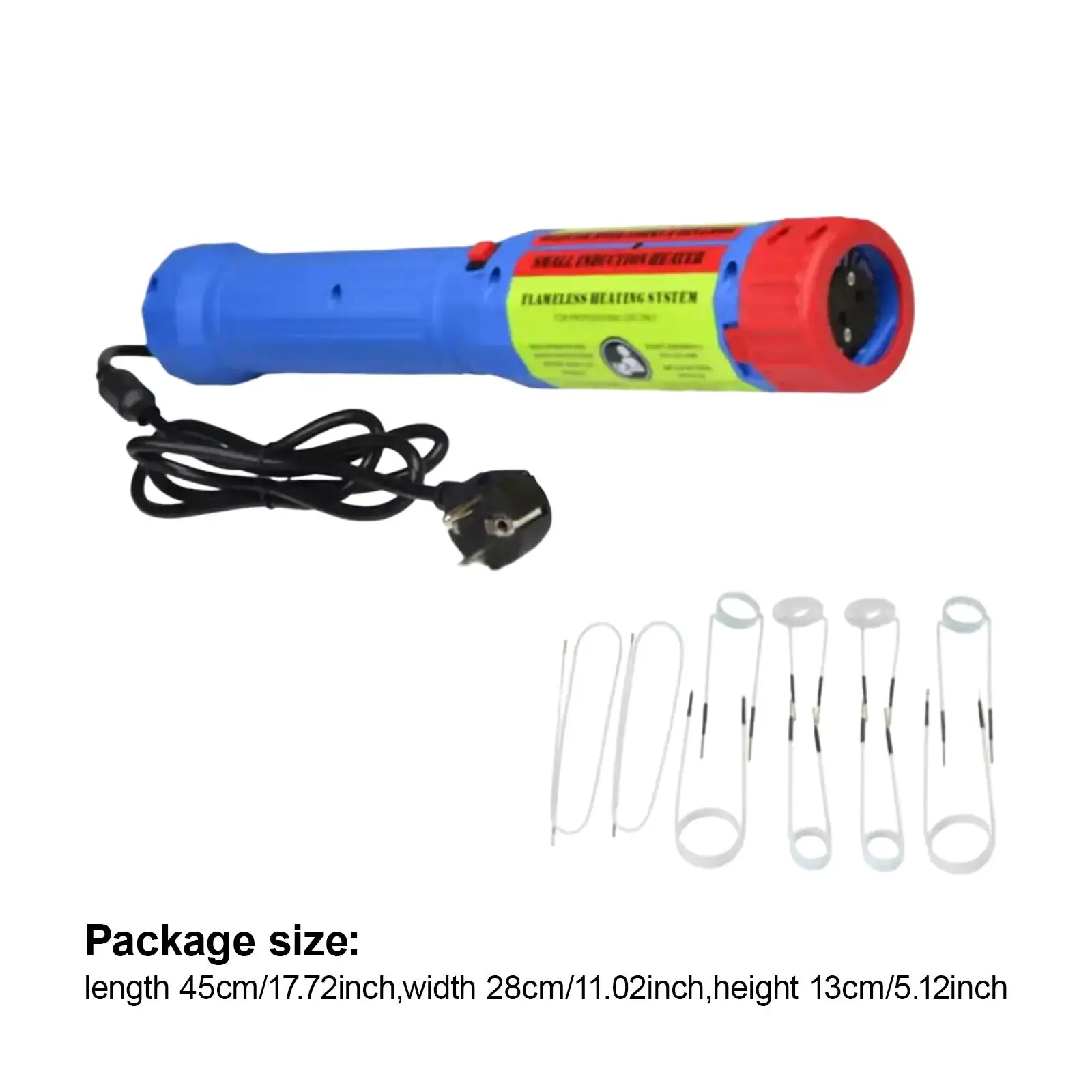 1400W Handheld Induction Heater 110V Accessory Professional for Rusty Bolts Rusty Screw Removing Tool Flameless Bolt Remover