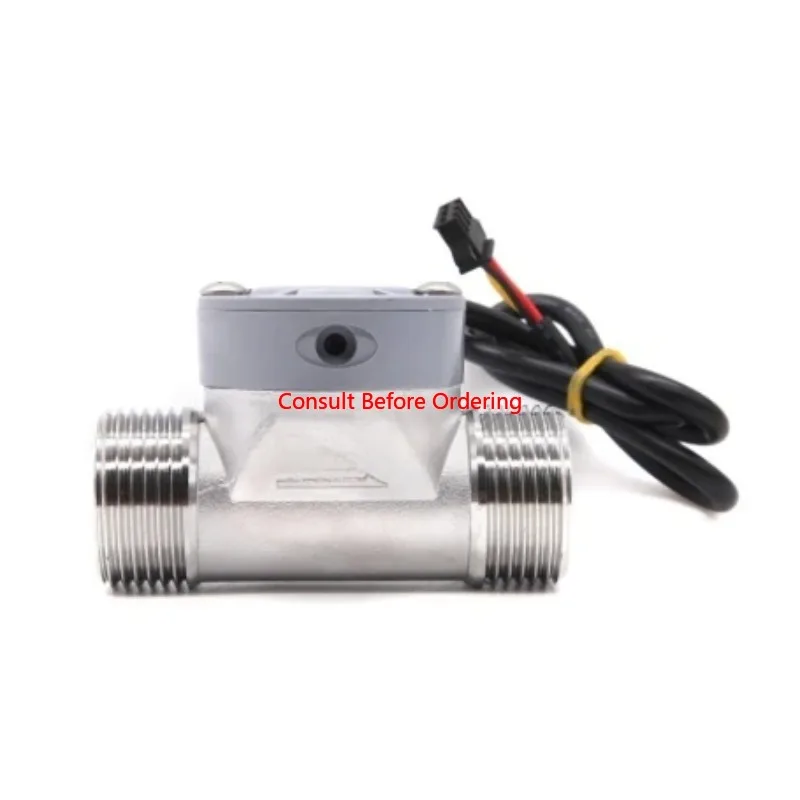 วาล์วสแตนเลส DN25 เกลียวภายนอกคู่ สำหรับท่อระบายน้ำ วัดการไหล ทนทานต่อการสึกหรอ ขนาด 1/2 นิ้ว