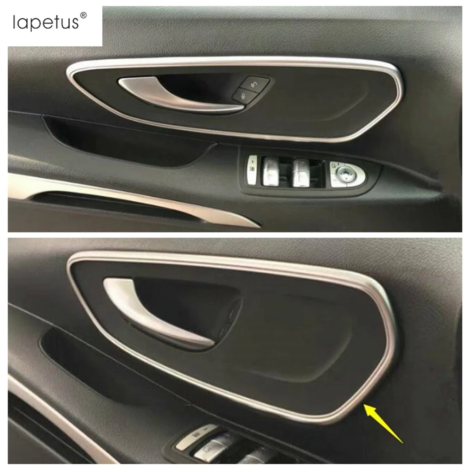 Interior Accessories For Mercedes-Benz Vito W447 2014 - 2021 Car Door Pull Doorknob Handle Bowl Molding Decoration Cover Trim