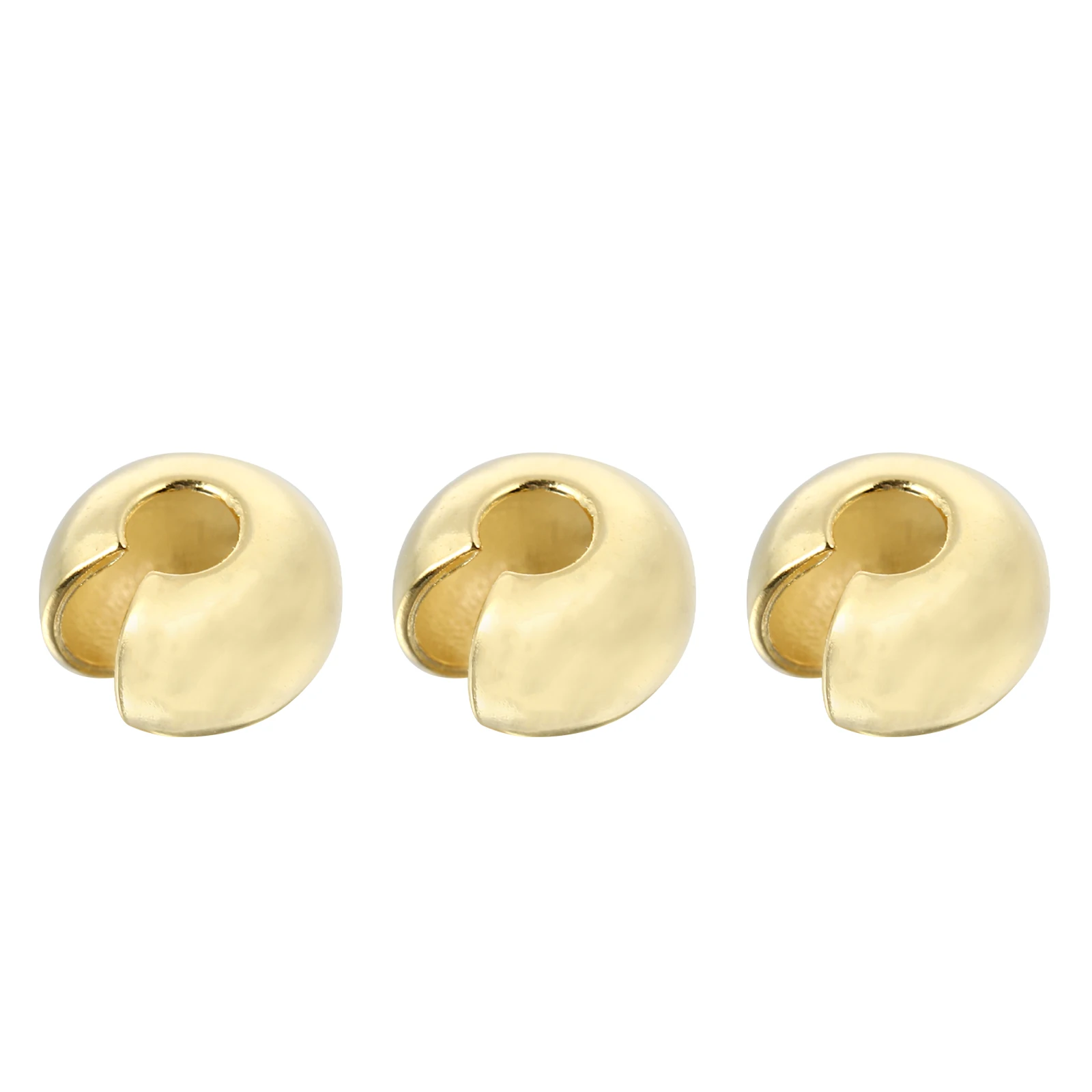 

3pcs Reusable Jewelry Making Diy Accessories Open Durable Easy To Position Bracelet Necklace Crimp Bead Jewelry Accessories