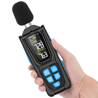 Mestek 30-130dB Sound Level Meter Digital Audio Noise Volume Measure Tools A/C Weight Decibel Meter dB SONE MAX/Min Unit Shift