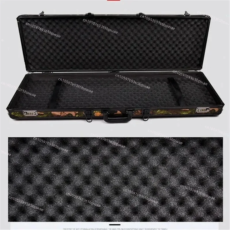 Equipment Safety Boxes with Sponge Extra Long Tool Packaging Box Instrument Cases Aluminum Alloy Fish Pole Case Storage Box