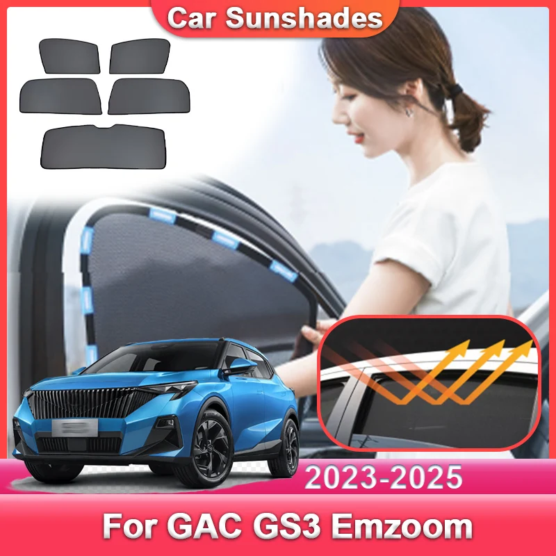 

Car Sun Visor For Trumpchi GAC GS3 Emzoom MK2 2023 2024 2025 Light blocking Curtains Privacy UV Protection Tools Car Accessories