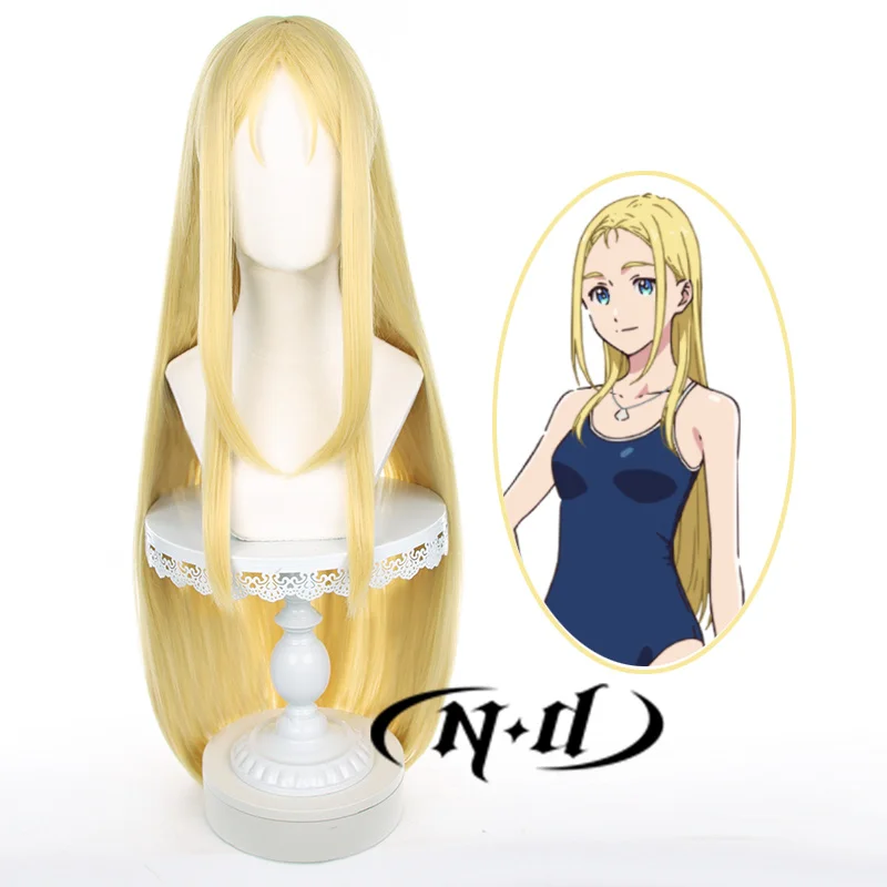 Peruki Cosplay ND Ushio Kofune, Peruka Syntetyczna Odporna na Ciepło do Cosplay Anime, Idealna na Imprezę Tematyczną, Letni Wygląd