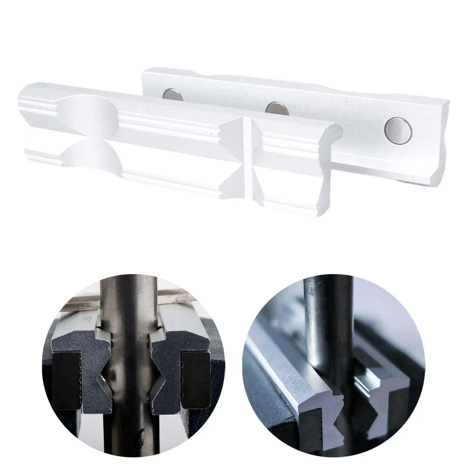 2Pcs Vice Jaw Pad V Type Jaw Woodworking Vices with Multiple Angle Jaw Cover
