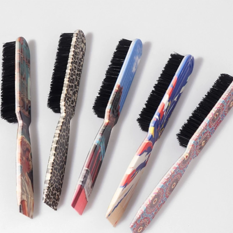 Портативная щетка для волос и бороды для ежедневного использования Мягкая щетина Удобная ручка 918D