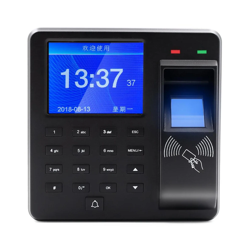 

M10 Biometric Fingerprint Access Control Intercom Machine Digital Electric RFID Access System For Door Lock Keys Tags