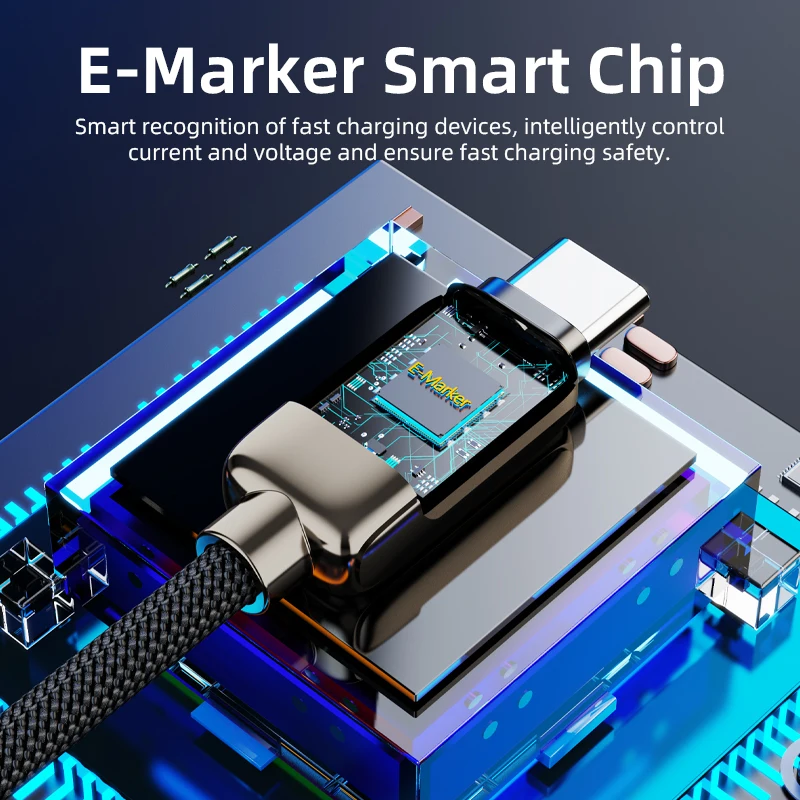 VYVYLABS 240 واط نوع C كابل آيفون 17 16 15 14 PD شحن سريع شاحن سلك لماك بوك سامسونج محمول USB C الحبل #6