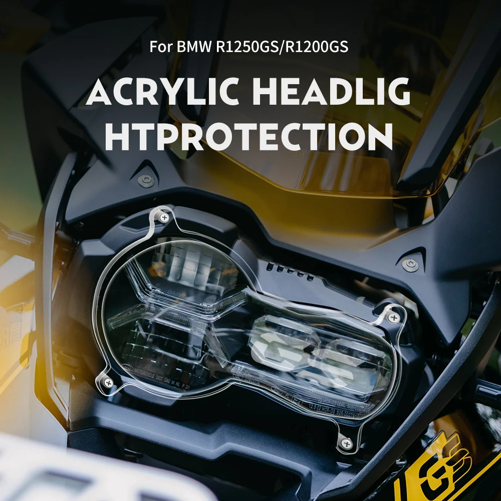 Fit For BMW R1200GS ADV LC R1250GS Adventure HP 2013-2018 Motorcycle Headlight Protector Acrylic Grille Headlight Accessories