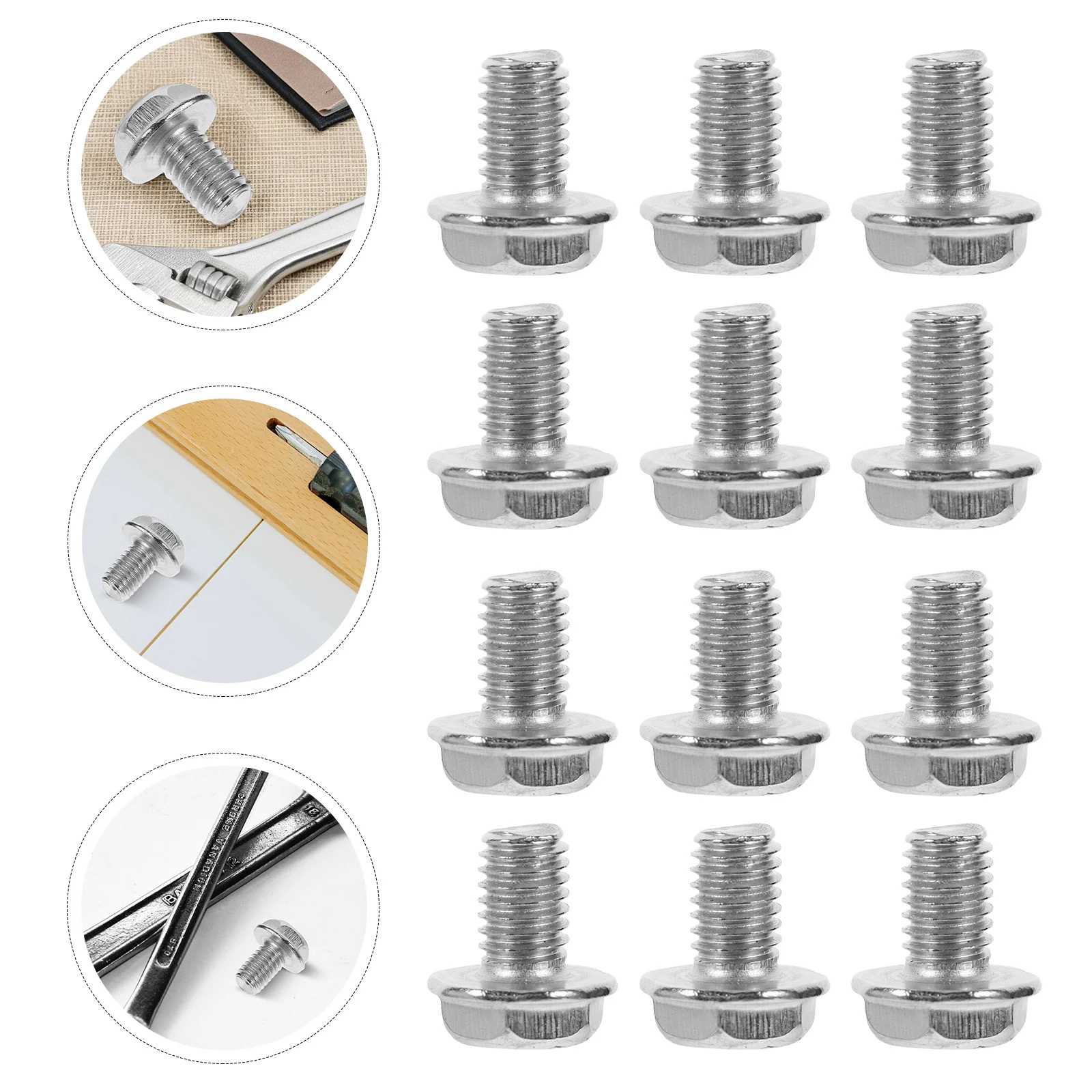 

60Pcs Tray Securing Screws for Gas Stoves Cooktop Tray Mounting Screws Durable Self Drilling Fasteners for Stability