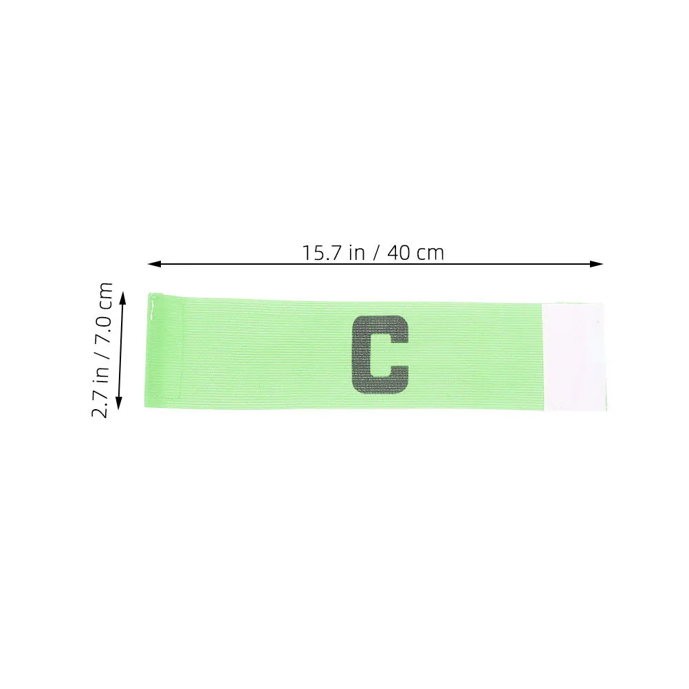 5Pcs Captain Armband Soccer Football Team Leader Bands Adjustable Durable Nylon Sports Armbands for Basketball