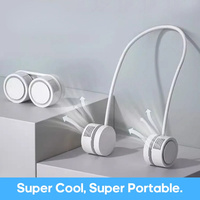 Hanging Neck Fan Power ventilador Bladeless Neckband Fan Portable Mini Air Cooler USB Rechargeable Electric Fans