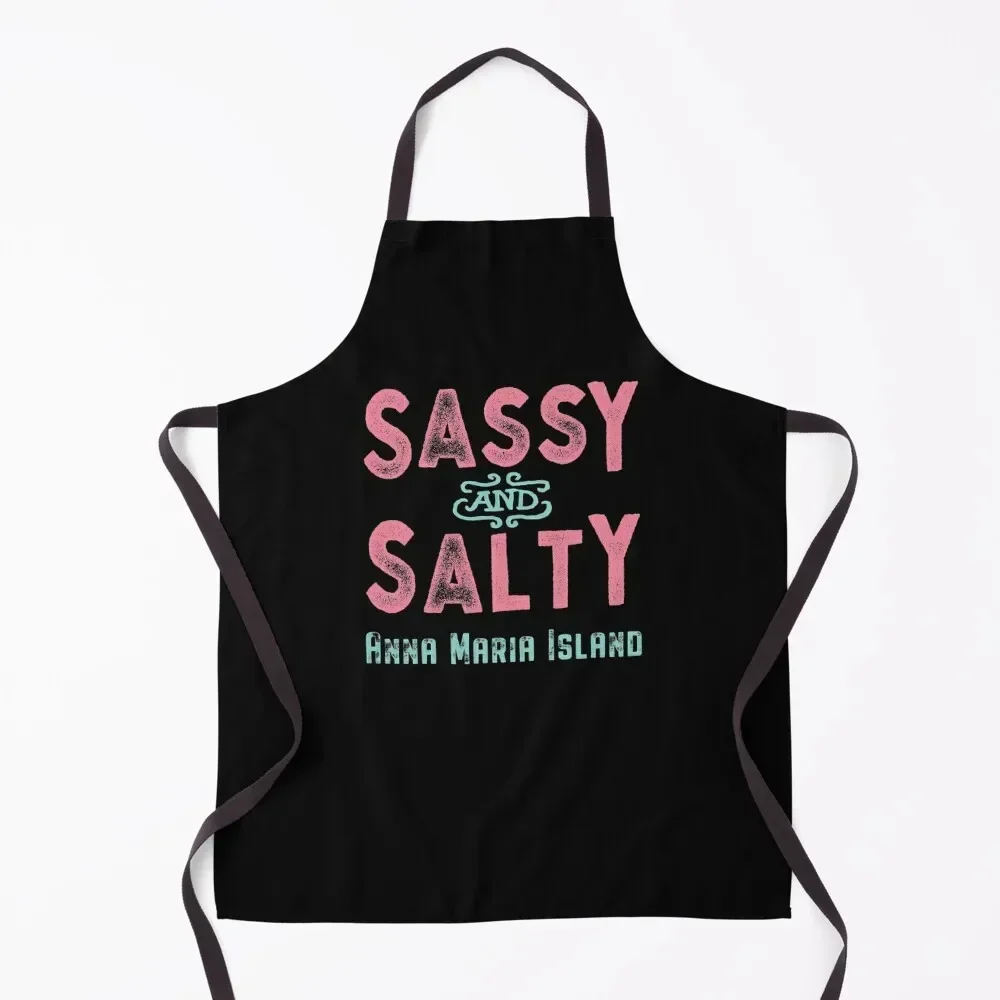 

Anna Maria Island Florida Sassy and salty Apron Kitchens Men barber men Household Items Kitchen cleanings Apron