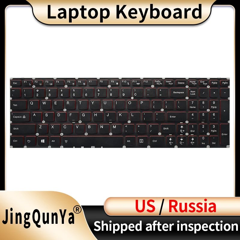 US/RU/Russian Laptop Keyboard For Lenovo IdeaPad Y50-70 Y50-70AM Y50-80 Y50P Y50P-70 Y50-70AS Y70P-70 25215956 V136520YS1