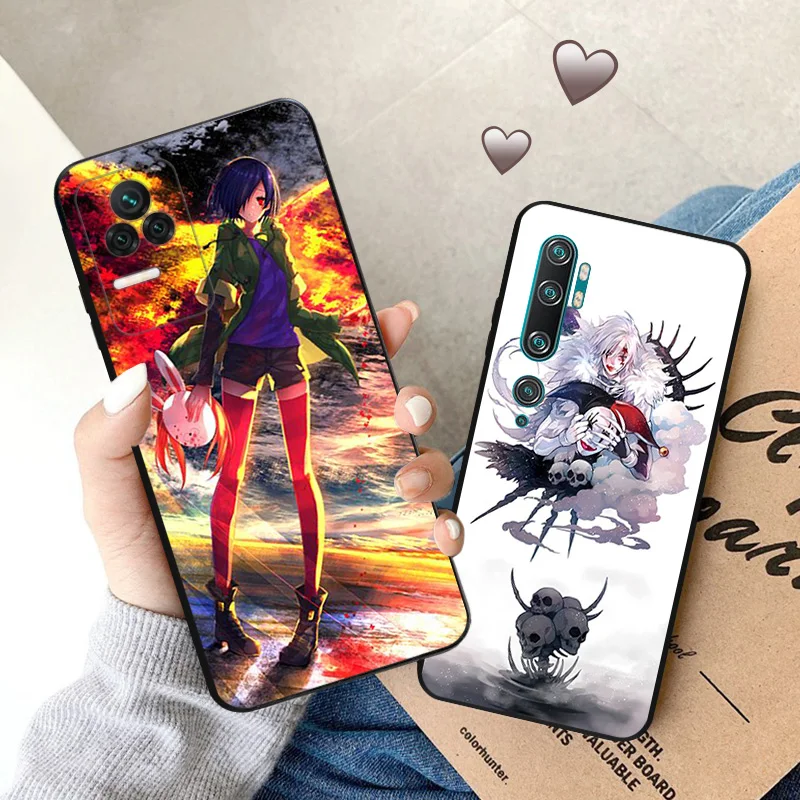 Ultra Thin Phone Case For Redmi Note11 11s A1 A2 Plus K60 K50 K40 Xiaomi 14 11t 11 Lite CC9 Pro Tokyo Ghoul D. GRAY-MAN Cover