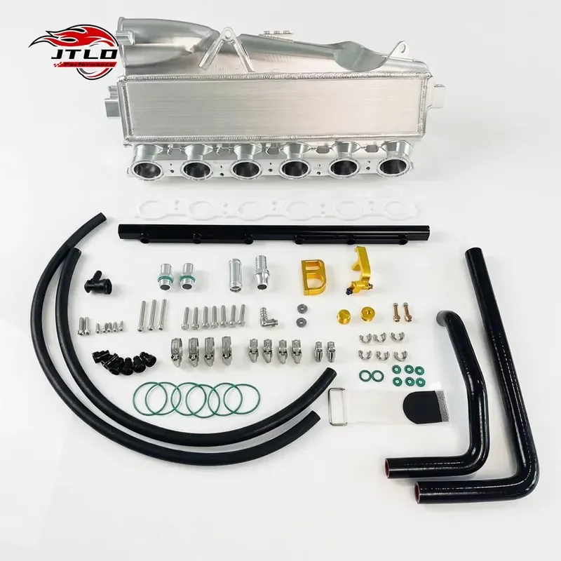 B58TU Intake Manifold Charge Air Cooler with CNC Billet Fuel Rail Kit for BMW M340i M240i Toyota GR Supra 3.0L 2020-2025