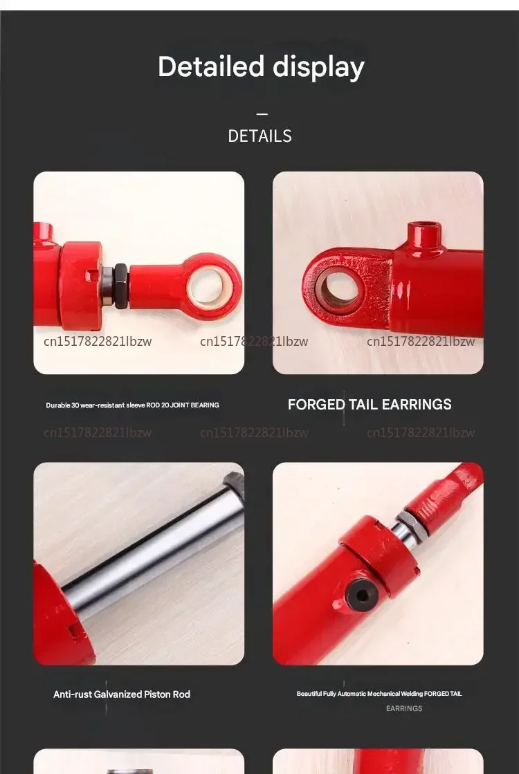 Bidirectional 15 Ton Hydraulic Cylinder