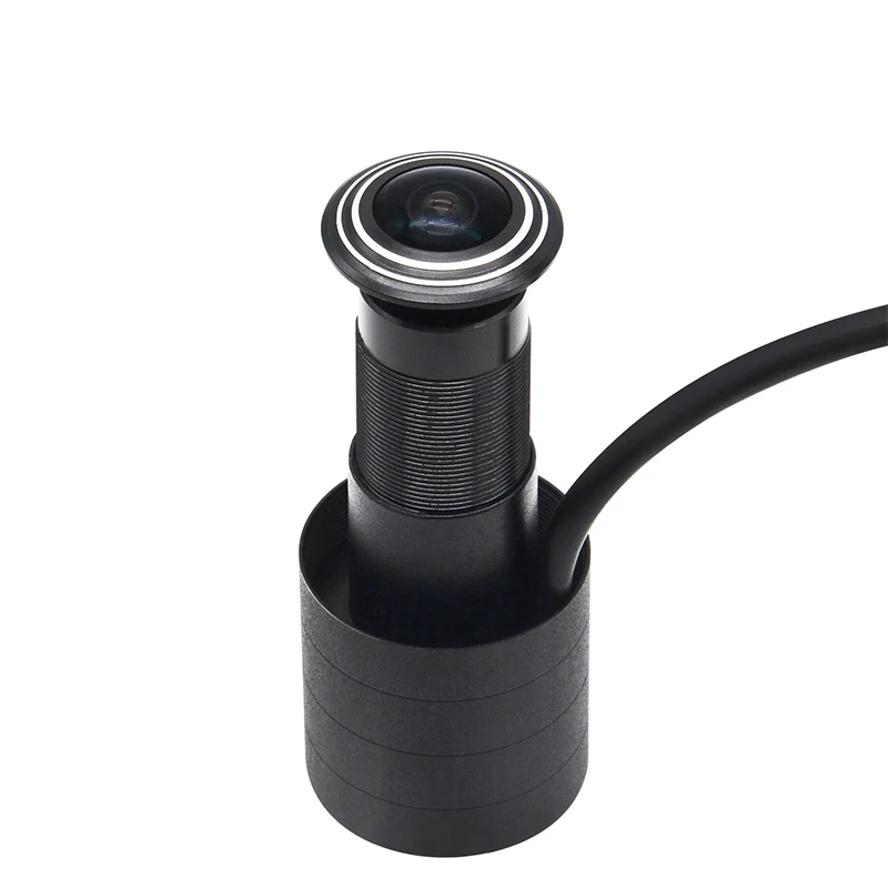 Caméra IP de porte POE HD avec microphone audio P2P, mini judas, résistant à 1.66, grand angle, réseau de vidéosurveillance, trou pour les yeux de porte, 5MP, 1.78mm, 180mm