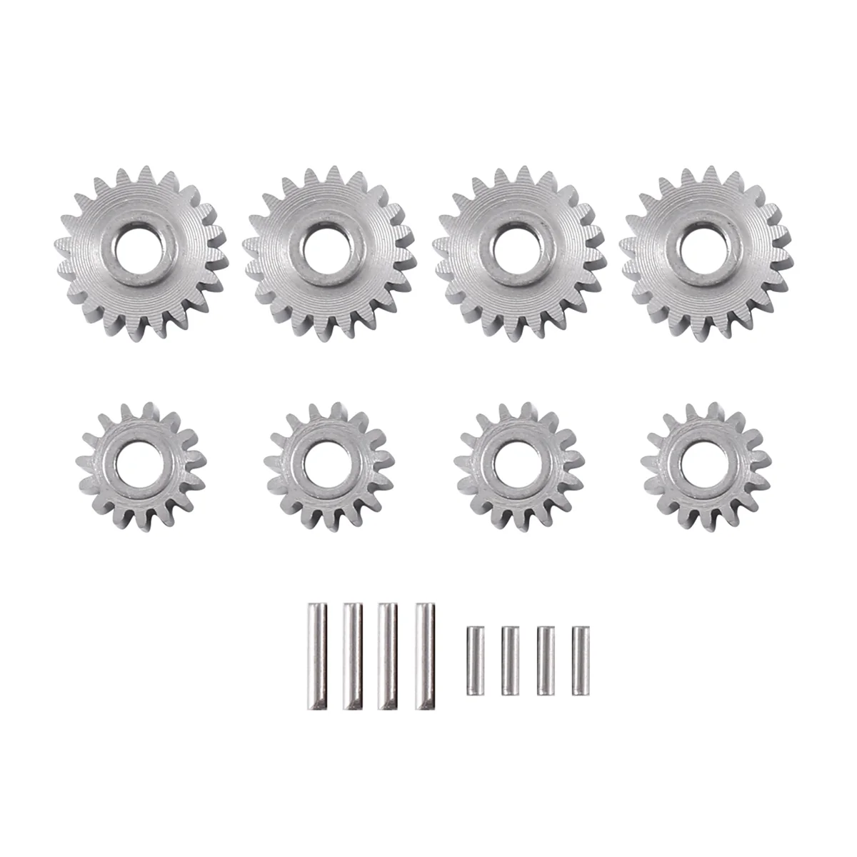 8Pcs Overdrive Steel Portal Axle Gear Set 20T 15T for 1/24 FMS FCX24 RC Crawler Car Upgrade Parts