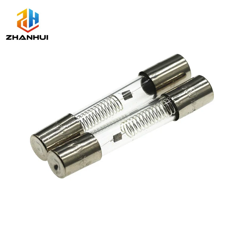 10PCS 5KV Microwave Oven Glass Tube Fuse - 6×40mm 0.65A/0.7A/0.75A/0.8A/0.9A High-Pressure Fuse for Appliance Repair
