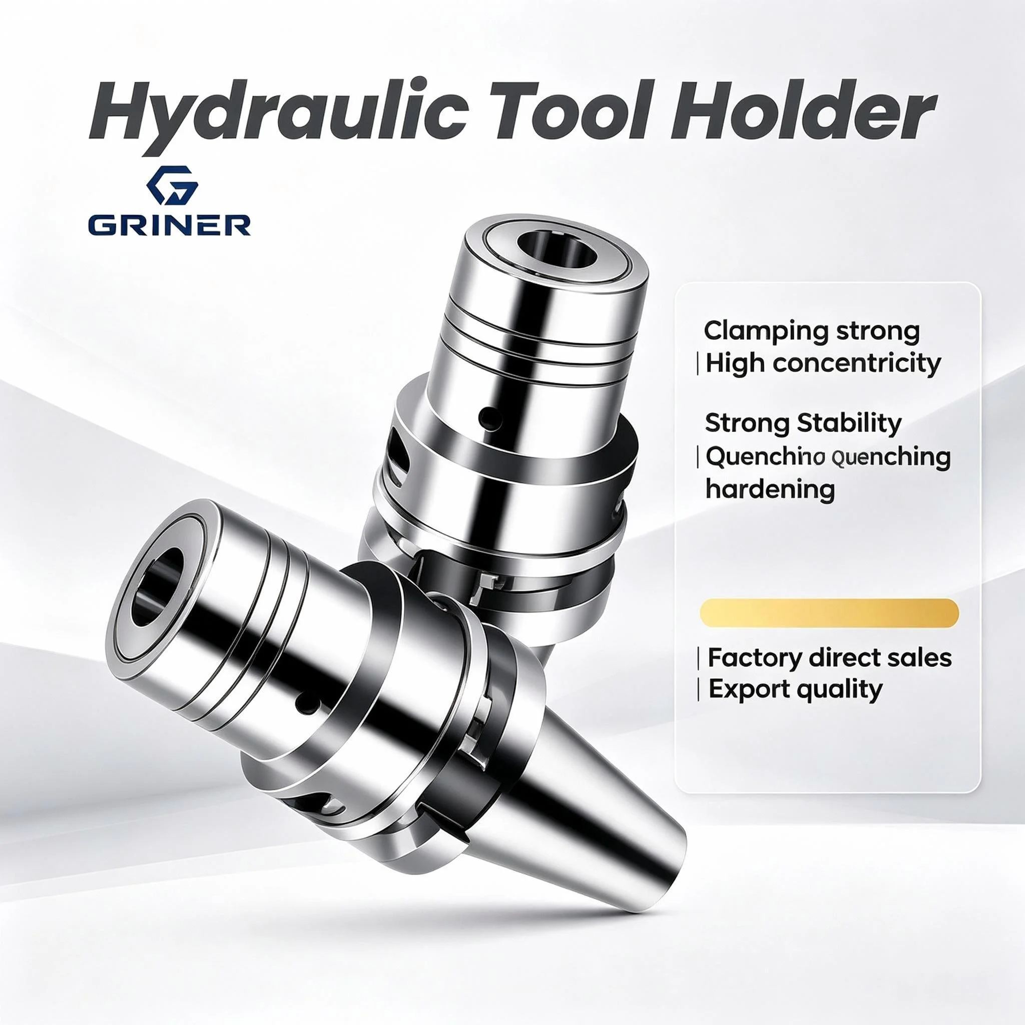 BT30, BT40, BT50 CNC machine tool hydraulic tool holder, high-precision anti-vibration hydraulic tool holder reducing sleeve