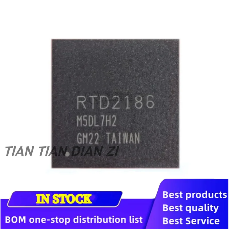 1pcs/lot RTD2186 RTD2186-CG BGA packaging ic chips in stock