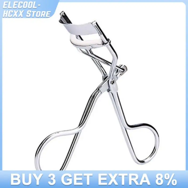 Eyelash Curler Clip Silicone Strip Professional Rose Gold Eyelash Curler Eye Lashes Curling Clip Cosmetic EyeMakeup Beauty Tools