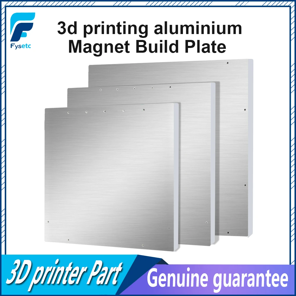 

FYSETC MIC6 Aluminum Magnet Build Plate for Voron 2.4 Trident Sovol SV08 CNC Metal Magnetic Plate 255/305/355mm 3D Printer Parts