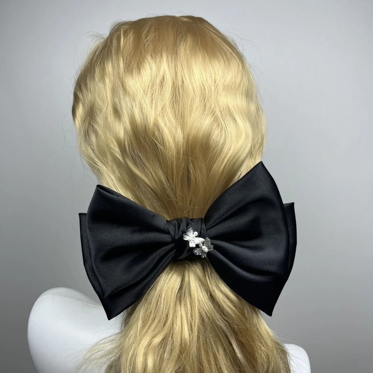 big Hair bows girl hair acessories girls Ribbon pin bridesmaid hair accessories lady things pearl hairstyle accessories new year