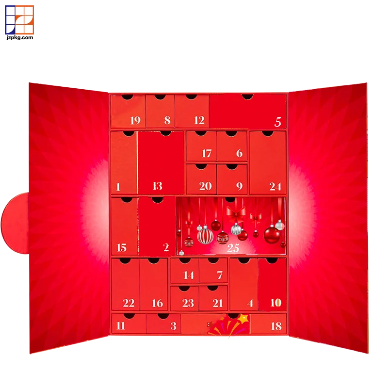 Customized queryBeauty Advent Calendar Custom Empty Calendar Box 24 25 Days Christmas Advent Calendar Box Makeup Gift Box Packag