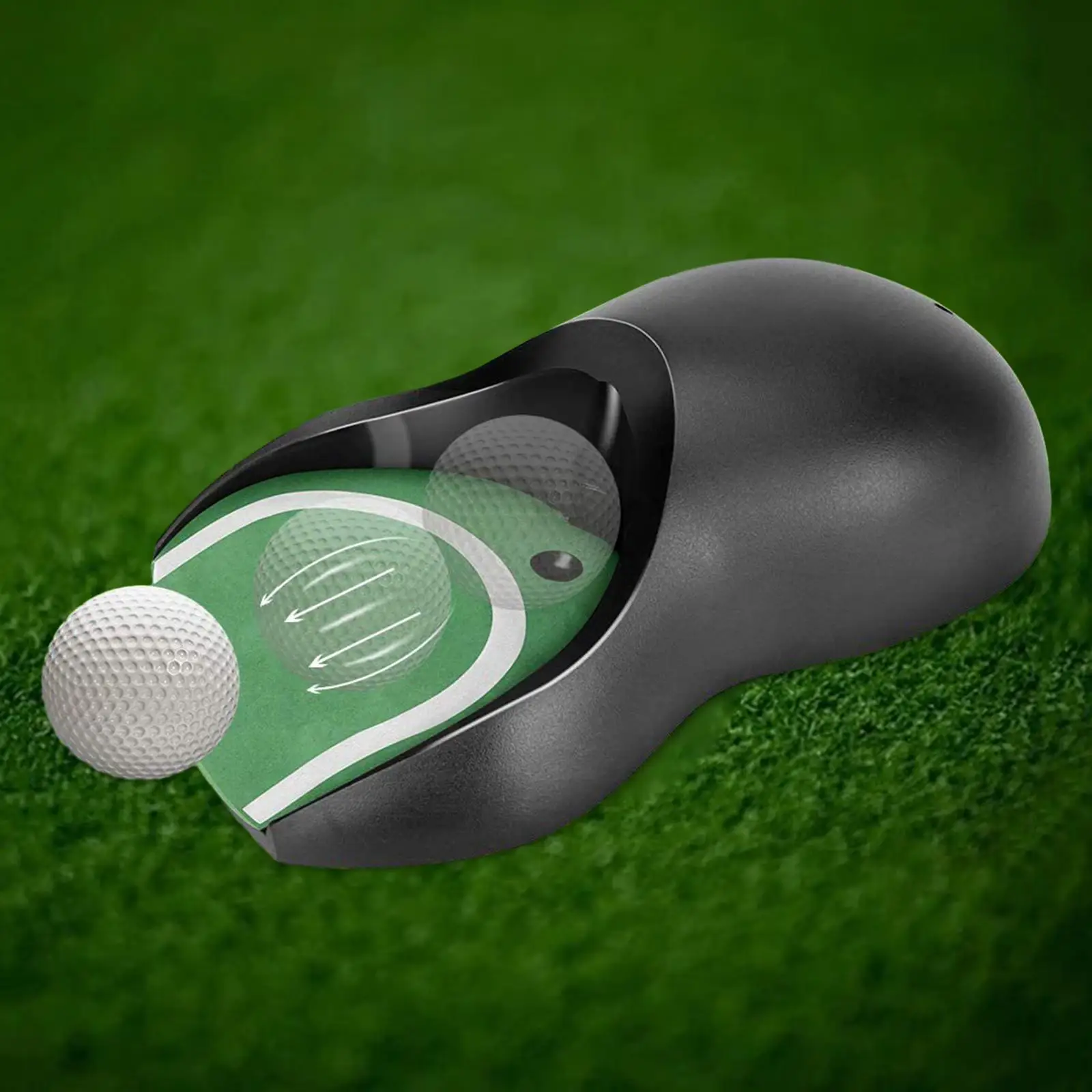 Golf Hole Auto Returning Golf Ball Automatic Return Exerciser Practice Golf Automatic Putting Cup for Indoor Office Backyard