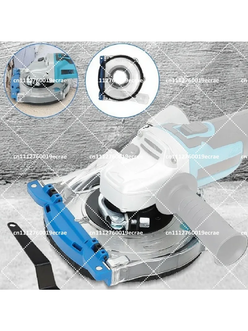 Angle Grinder Dust Cover, Cutting Guard for Stone Concrete, Vacuum Compatible Protective Shield
