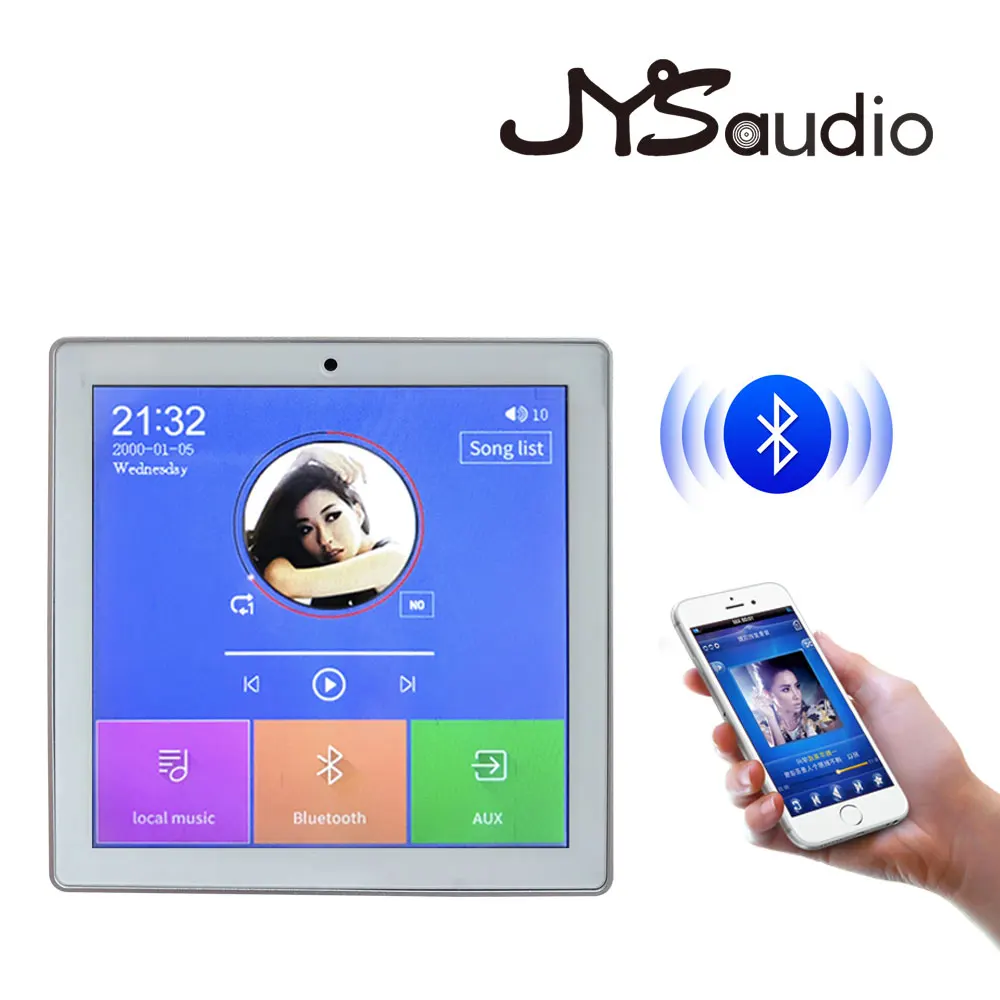 Casa inteligente sistema de música de fundo alto-falante de teto amplificador de parede mini amplificador de tela bluetooth-compatível controle remoto