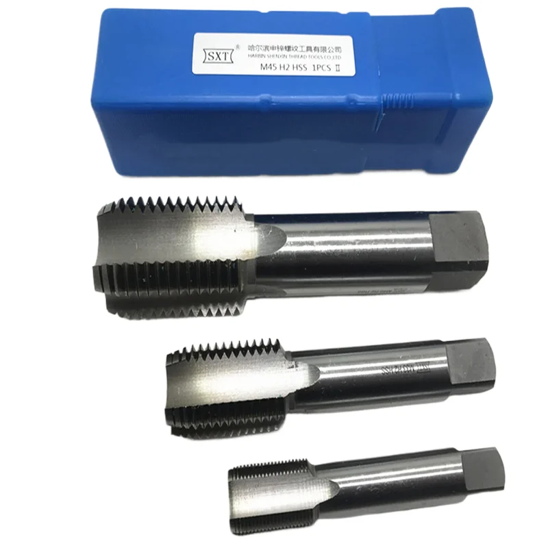 W6542 HSS right mobile phone straight groove tap M39-M45, machine tool for internal thread tapping and repair of machine tools