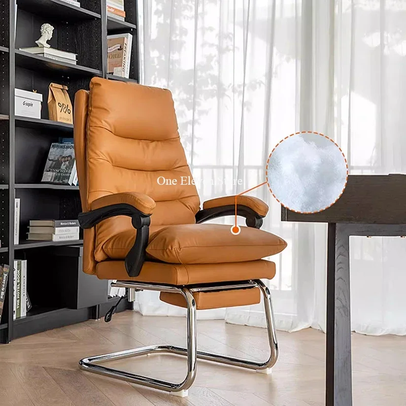 Comfortable Office Chair Office Footrest Single Person Leather Relaxation Armchair Kitchen Dresser Chairs Sillas De Oficina Desk