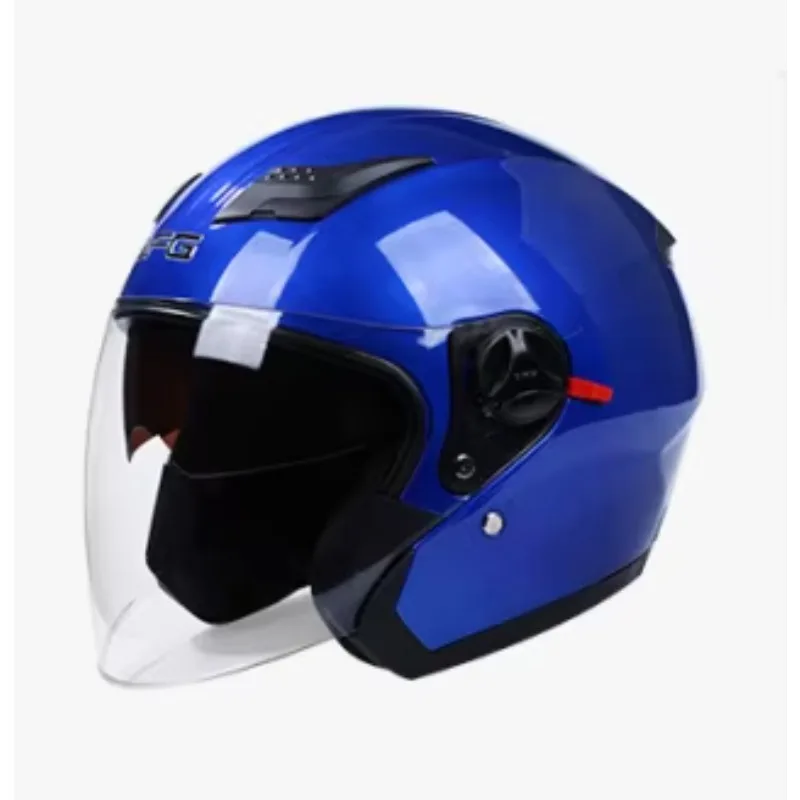 خوذة دراجة نارية STLFHalf Face مزدوجة قابلة للتخصيص وشعار قناع مزدوج قابلة للإزالة وقابلة للغسل تدعم OEM ODM #5