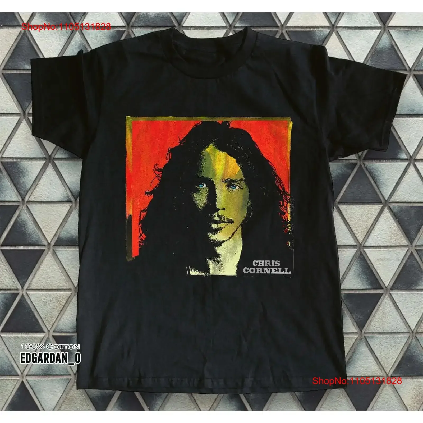 Chris Cornell Rhythm Guitarist Black T shirt Size S 5XL vintage Washed homme Comfortable designer clothes streetwear Soft