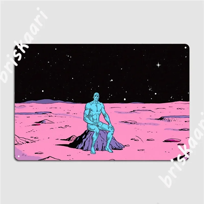 The Watchmen Dr Manhattan Metal Plaque Poster Cinema Garage Wall Personalized Mural Painting Tin Sign Poster