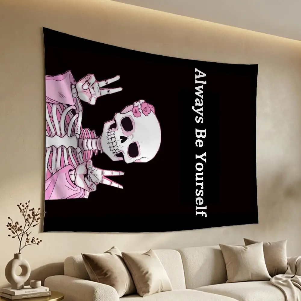 Simple fashion B-be yourself Tapestry Soft Tapestry Wall Hanging Decor for Living Home Room Bedroom