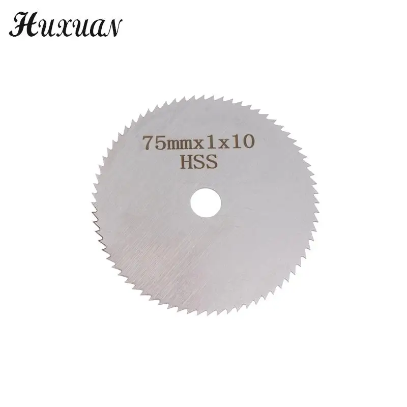 1pc Angle Grinder 3 Inch Blade 75*1*10mm 72T Teeth Number Bore Circular Cutting Disc Multifunction Power Tool Accessories