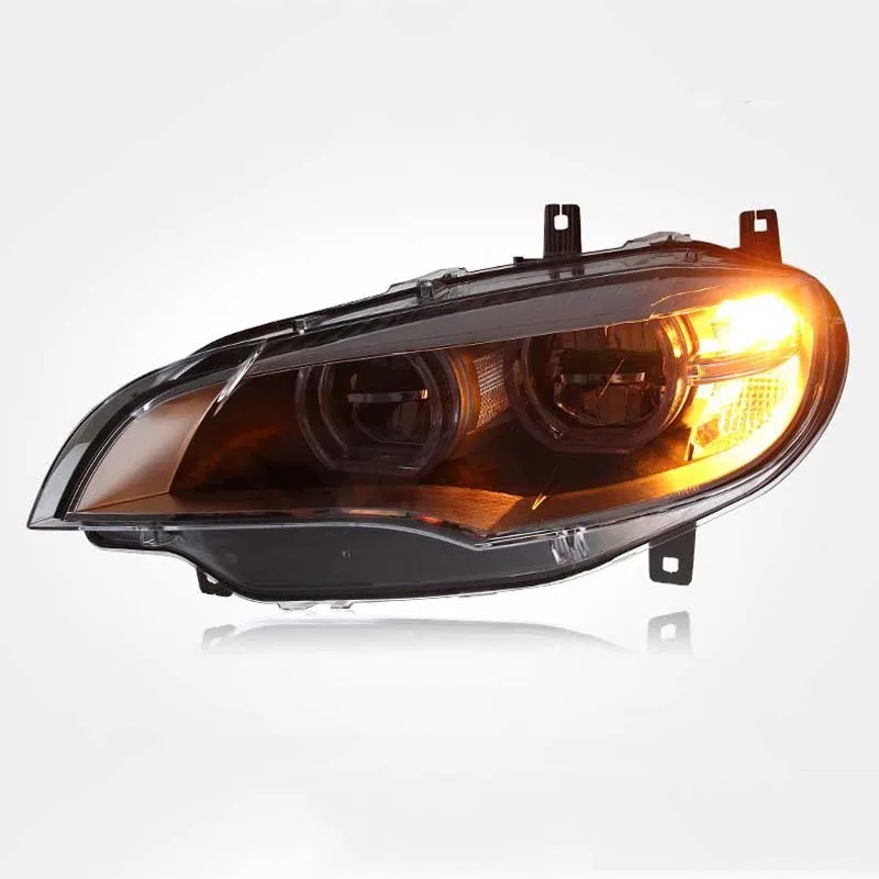 

Car LED Headlight For E71 Daytime Running Lights For BMW X6 E71 2008-2014 Dynamic Turn Signal Fog Front Lights Assembly